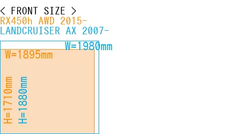 #RX450h AWD 2015- + LANDCRUISER AX 2007-